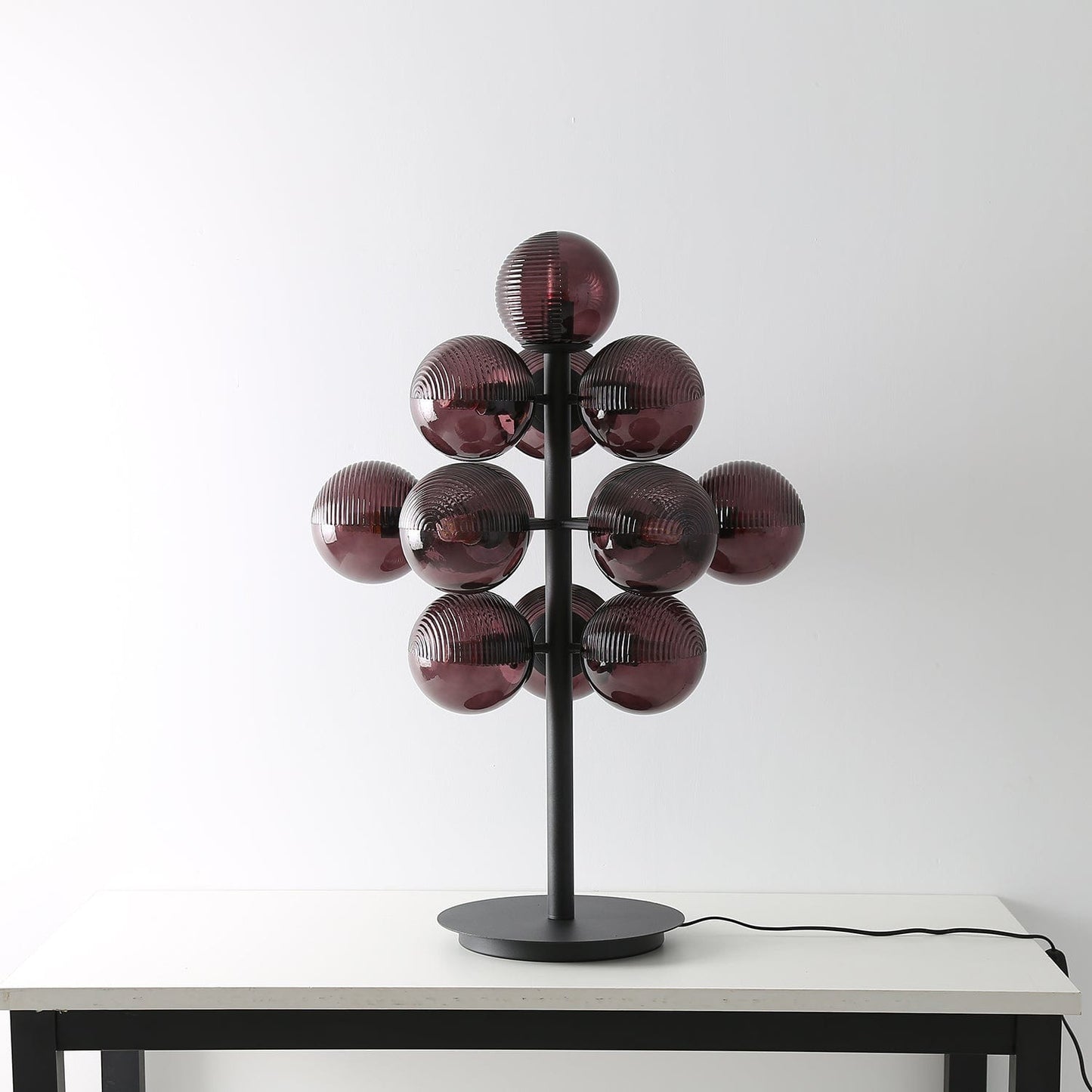 Druif Tafellamp van Metaal en Glas – Elegante Verlichting met Uniek Ontwerp 7