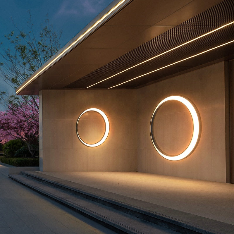 Eclips Buiten Wandlamp - IP65 Waterdicht met Warme 3000K LED Verlichting 2