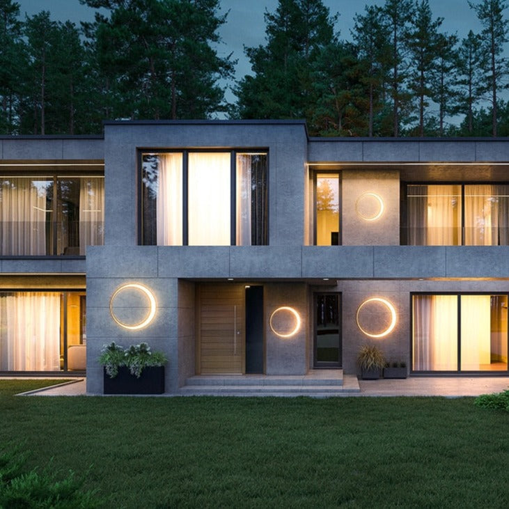 Eclips Buiten Wandlamp - IP65 Waterdicht met Warme 3000K LED Verlichting 3