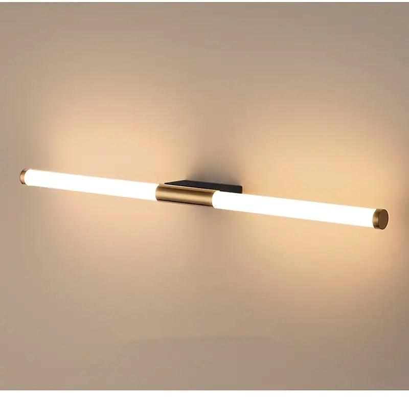 Eenvoudige Moderne Lineaire LED Wandlamp in Wit-Goud – Stijlvolle Verlichting voor Slaapkamer en Woonkamer 7
