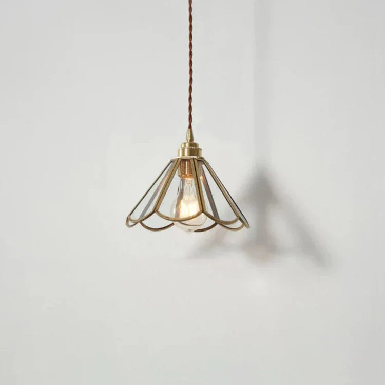 Elegante Glazen Hanglamp met Stoffen Snoer voor Eettafel en Woonkamer – Modern en Klassiek Interieur 10