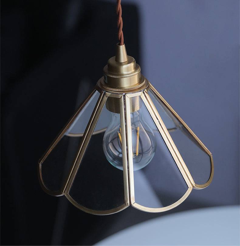 Elegante Glazen Hanglamp met Stoffen Snoer voor Eettafel en Woonkamer – Modern en Klassiek Interieur 5