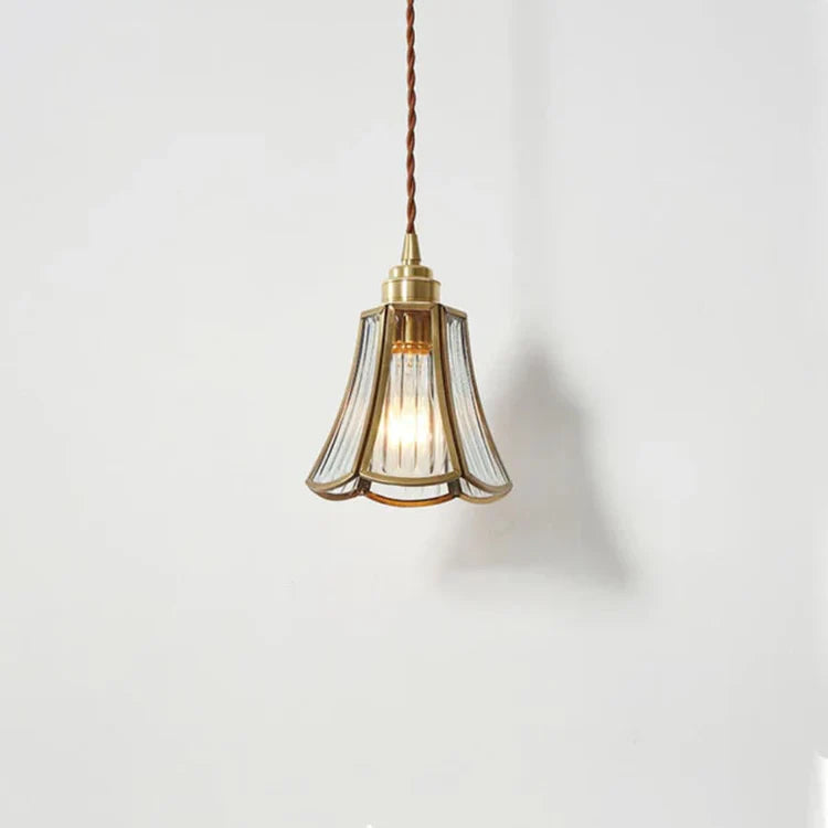 Elegante Glazen Hanglamp met Stoffen Snoer voor Eettafel en Woonkamer – Modern en Klassiek Interieur 9
