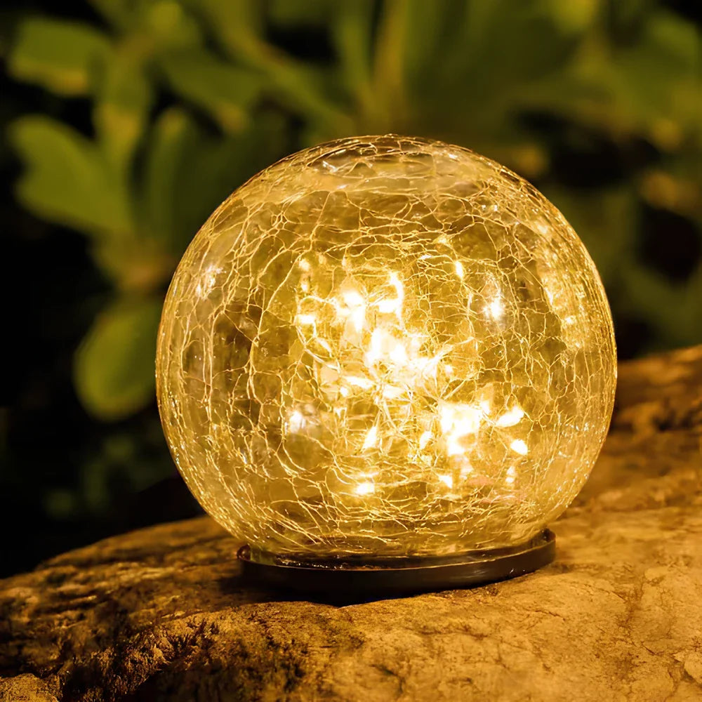 Zonne-energie Tuinlamp met Automatische Schemersensor - Waterdichte Solar Tuinverlichting voor Buiten, Warm Wit Licht