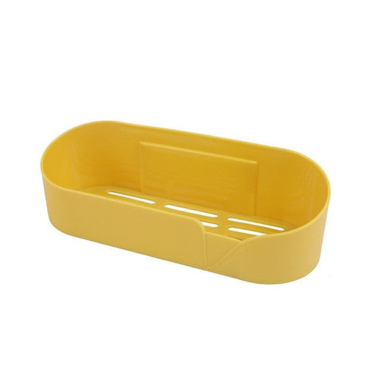 Geel Doucherek Zonder Boren - Ruimtebesparend Rekje Badkamer van Hoogwaardig RVS304 1