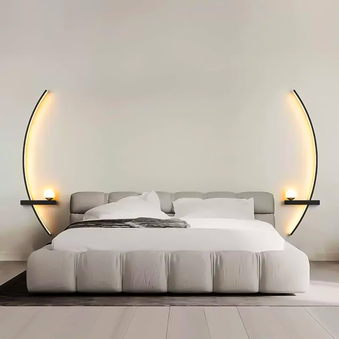 Halve Maan Wandlamp – Eigentijdse LED Verlichting voor Moderne Interieurs 2