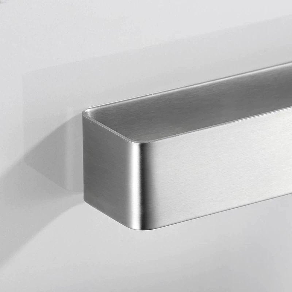 Handdoekrek Chroom 37cm – Zelfklevend Handdoekhouder Badkamer zonder Boren voor Eenvoudige Montage 3