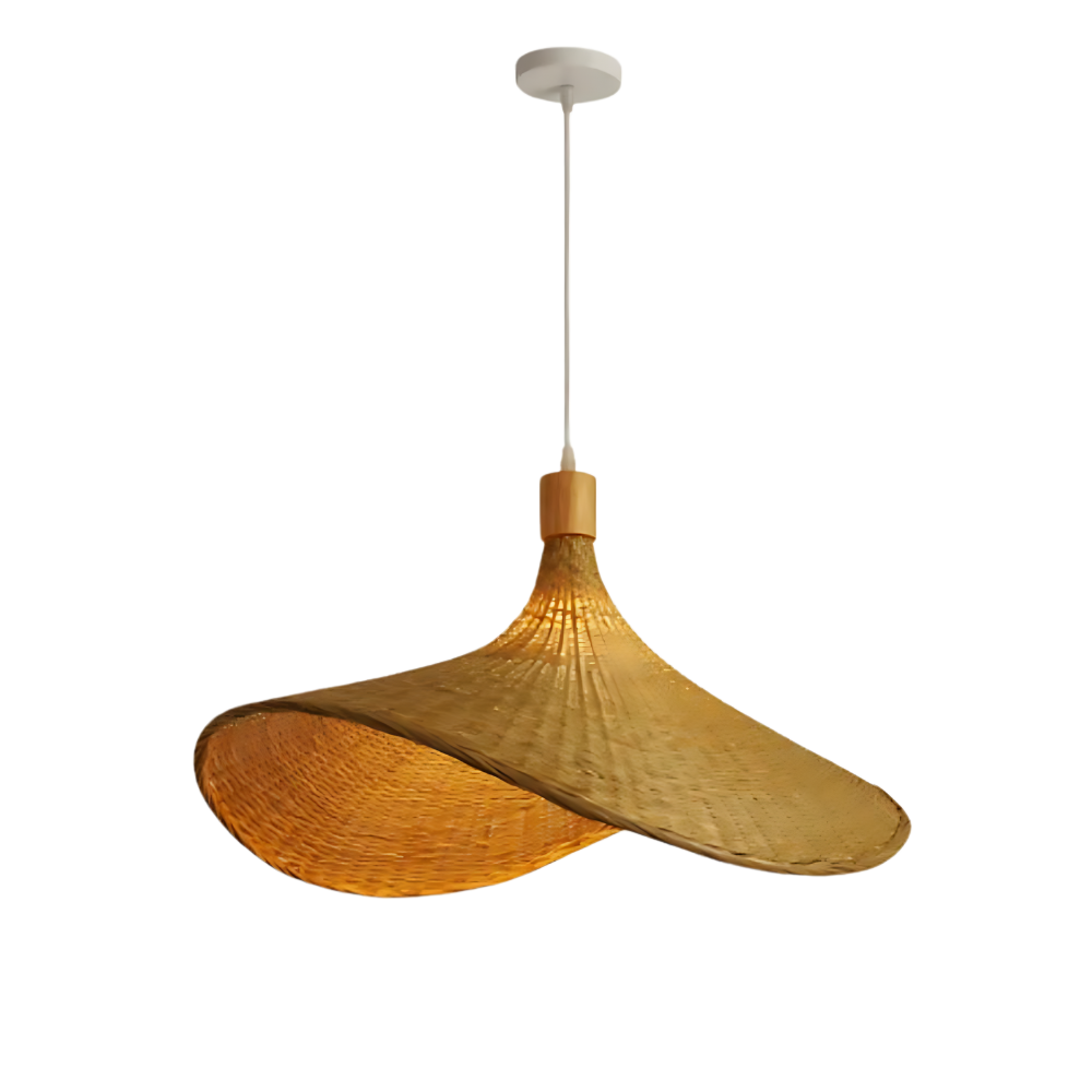 Handgemaakte Rotan Hanglamp met Verstelbare Hoogte – Boho Chic Woonkamer en Eettafel Verlichting 0