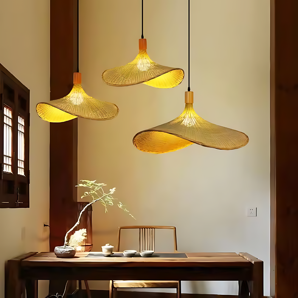 Handgemaakte Rotan Hanglamp met Verstelbare Hoogte – Boho Chic Woonkamer en Eettafel Verlichting 6