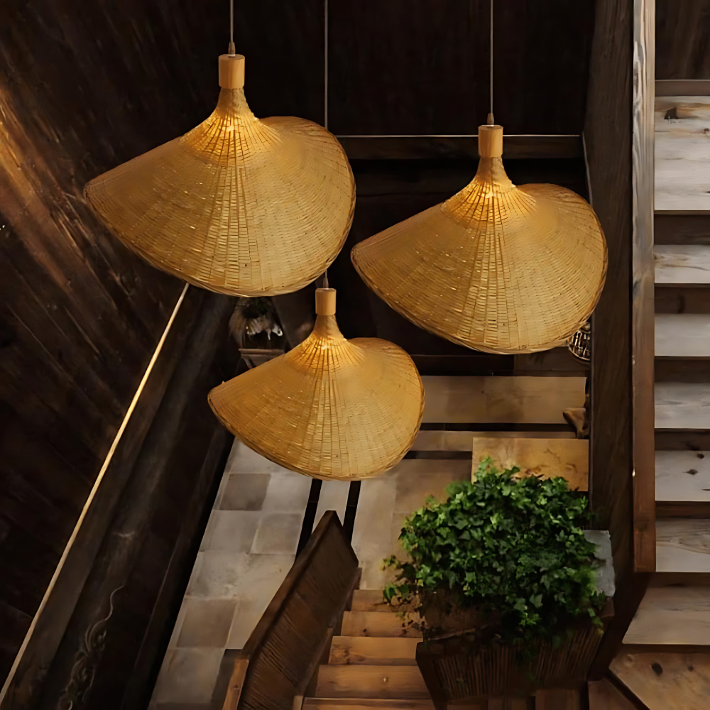 Handgemaakte Rotan Hanglamp met Verstelbare Hoogte – Boho Chic Woonkamer en Eettafel Verlichting 7