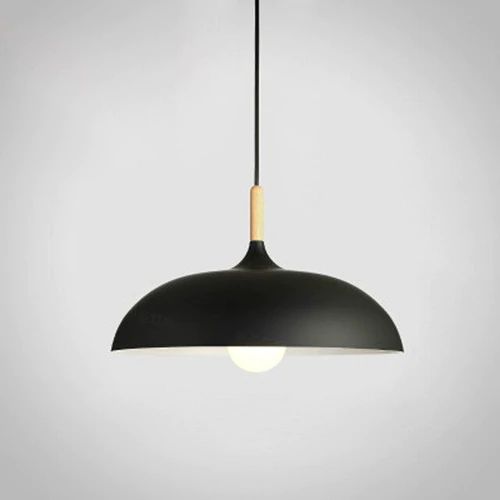 Hanglamp van Metaal en Hout in Pasteltinten voor Eettafel – Verstelbare Hoogte en Sfeervolle Verlichting 15