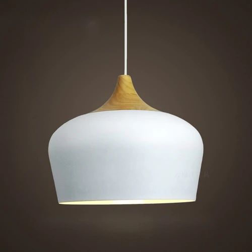 Hanglamp van Metaal en Hout in Pasteltinten voor Eettafel – Verstelbare Hoogte en Sfeervolle Verlichting 16