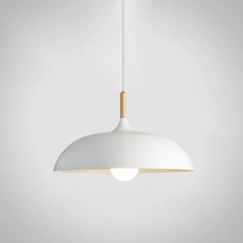 Hanglamp van Metaal en Hout in Pasteltinten voor Eettafel – Verstelbare Hoogte en Sfeervolle Verlichting 17
