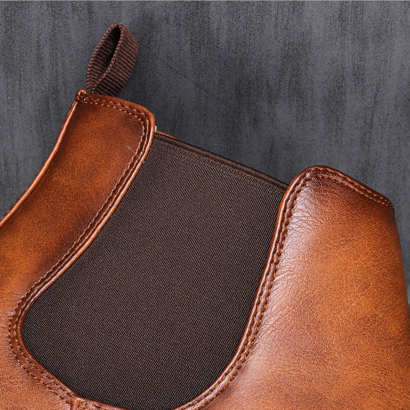 Heren Chelsea Laarzen met Elastische Zijpanelen – Comfortabele en Stijlvolle Boots voor Casual en Formele Gelegenheden 4