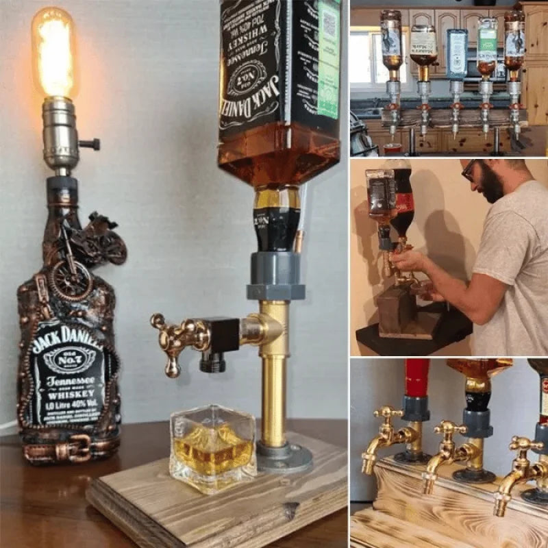 Houten Drankdispenser met Gebruiksvriendelijke Kraan - 5 Liter Capaciteit voor Feesten en Dinners 2