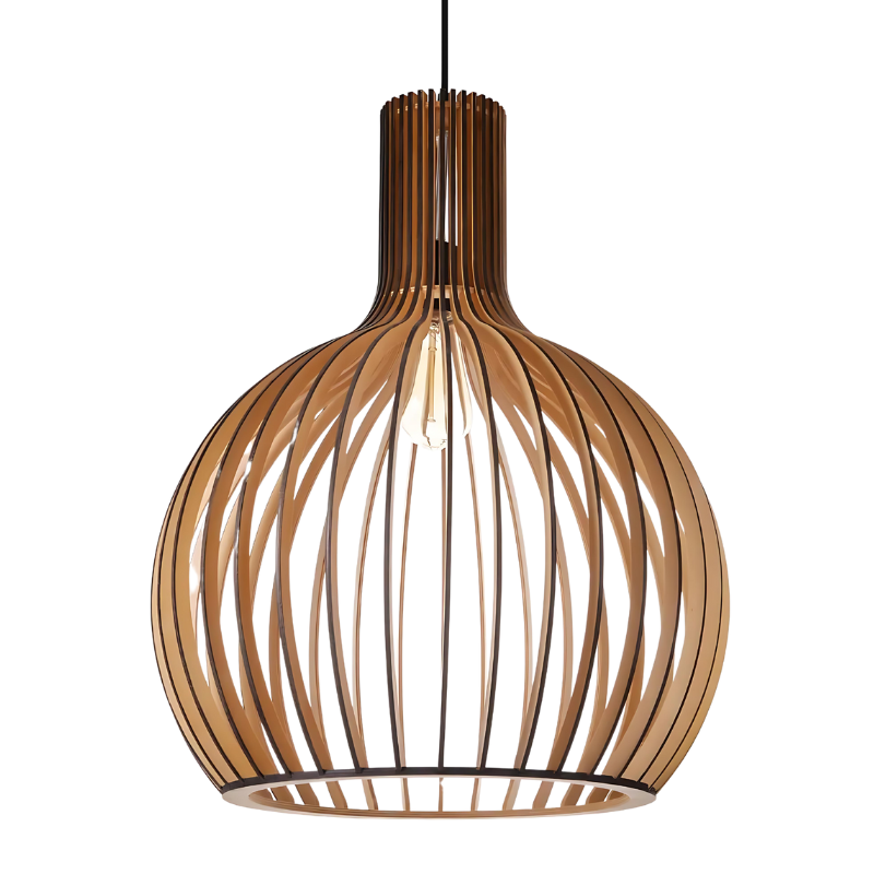 Houten Hanglamp Céleste – Elegante Verlichting voor Elke Ruimte 0