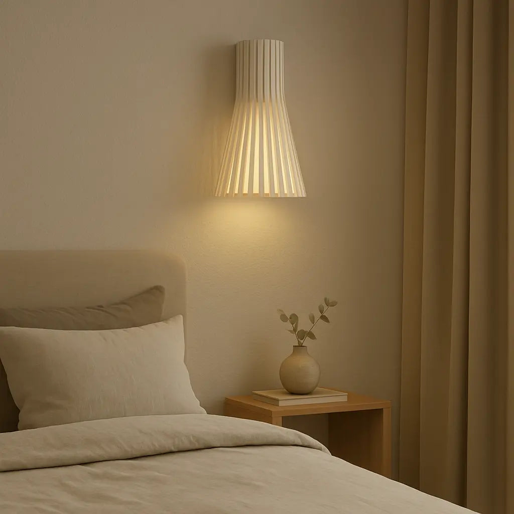 Houten Wandlamp Zwart of Wit Accent – Moderne Muurlamp voor Binnen met Eenvoudige Montage 4