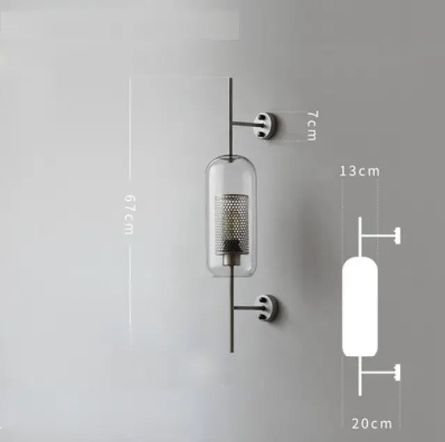 Industrieel Wandlamp Zwart – Stijlvolle Muurlamp voor Binnen, 4 Varianten, Duurzaam Metalen Ontwerp 4
