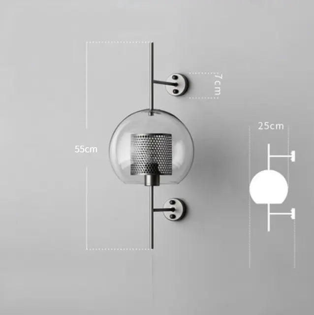 Industrieel Wandlamp Zwart – Stijlvolle Muurlamp voor Binnen, 4 Varianten, Duurzaam Metalen Ontwerp 5