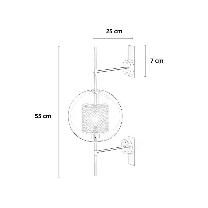Industrieel Wandlamp Zwart – Stijlvolle Muurlamp voor Binnen, 4 Varianten, Duurzaam Metalen Ontwerp 8