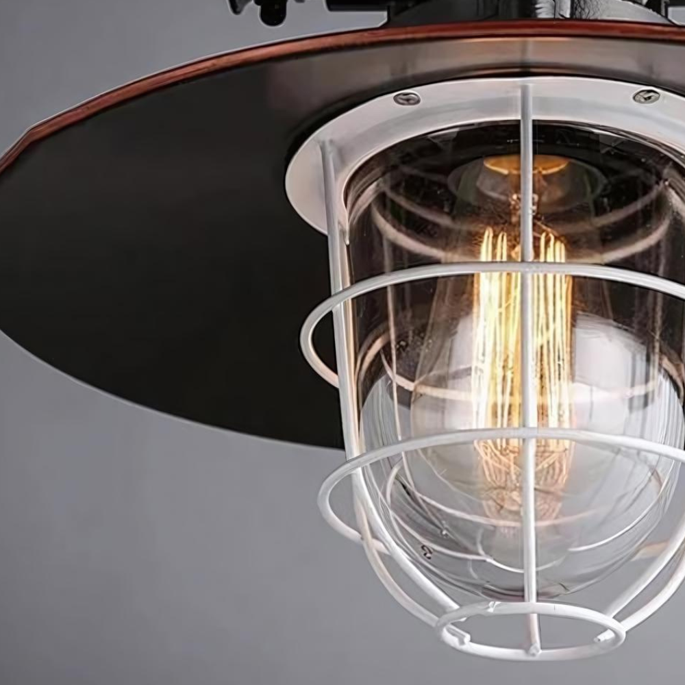 Industriele Hanglamp Zwart van Ijzer met Verstelbare Hoogte voor Eettafel en Woonkamer 7
