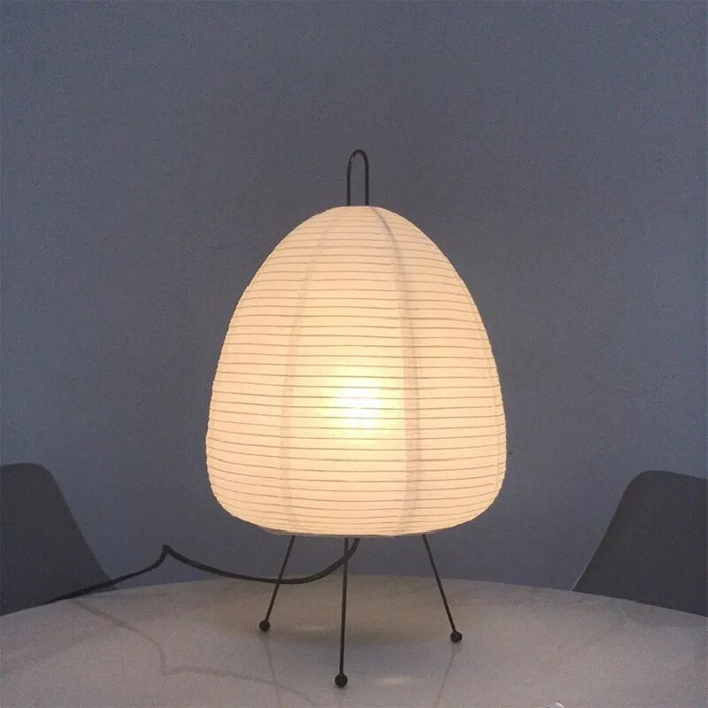 Japanse Staande Lamp van Rijstpapier met LED Verlichting – Sfeervolle Binnenlamp voor Woonkamer en Slaapkamer 7