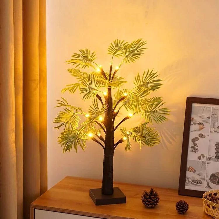 Kerst LED Palmbladverlichting – Warm Licht, Draadloos, 11x55cm, Duurzaam PVC voor Feestelijke Decoratie 2
