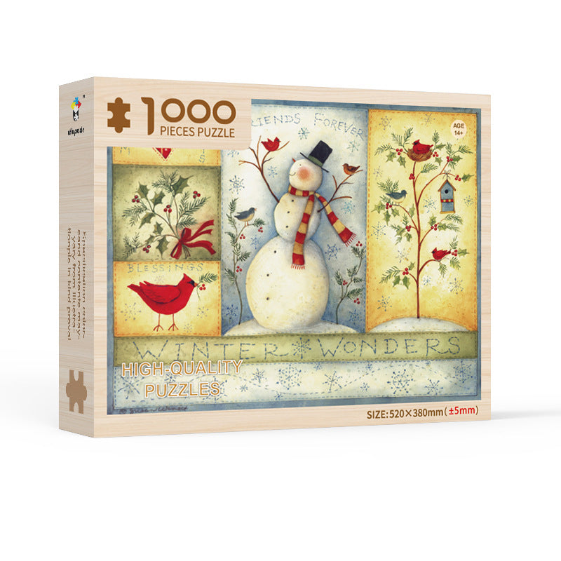 Kerst Puzzel Adventskalender met 1008 Stukjes en 24 Herbruikbare Doosjes – Uniek Kerstontwerp met Poster 10