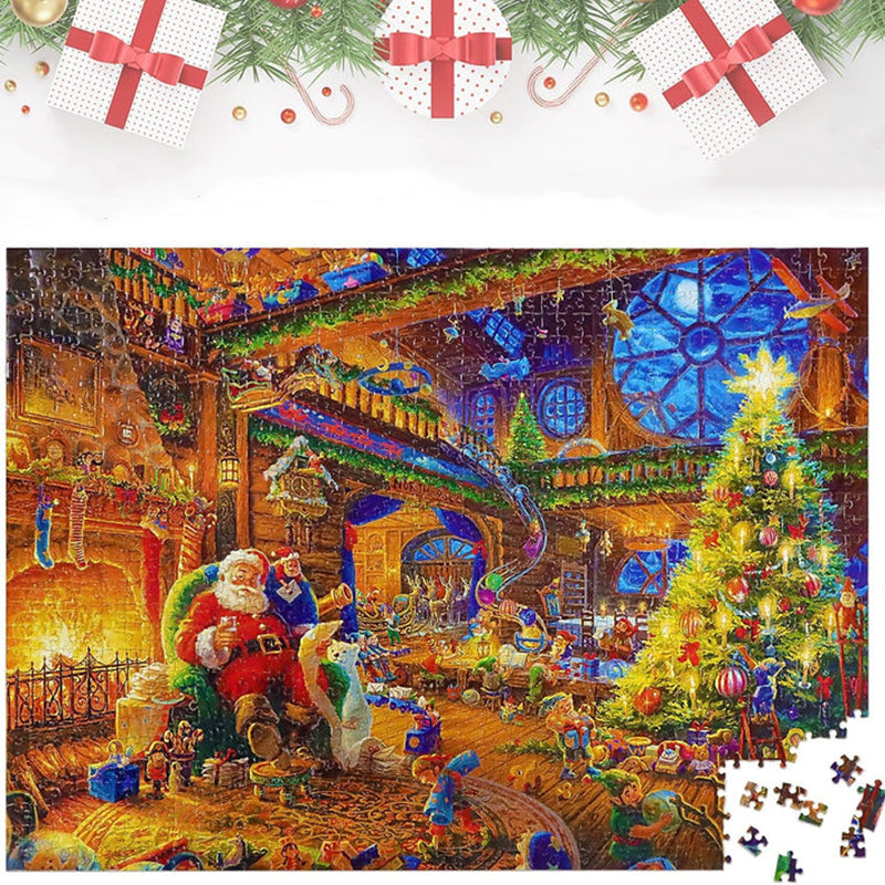 Kerst Puzzel Adventskalender met 1008 Stukjes en 24 Herbruikbare Doosjes – Uniek Kerstontwerp met Poster 6