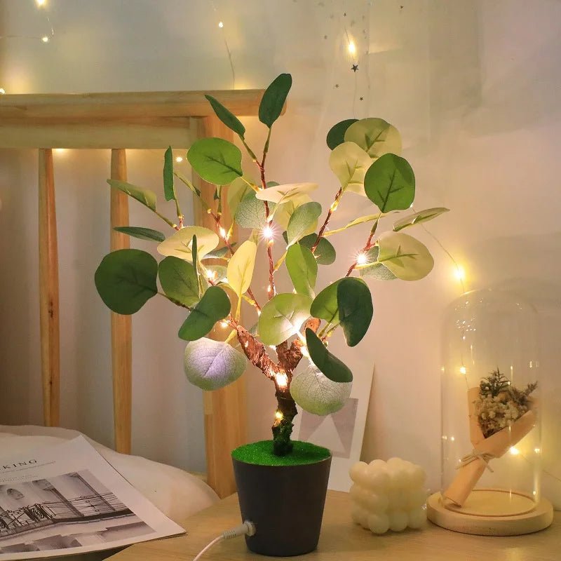 Kersttak LED Nachtlampje met Warm Licht en USB Aansluiting – 34 cm Hoog 1