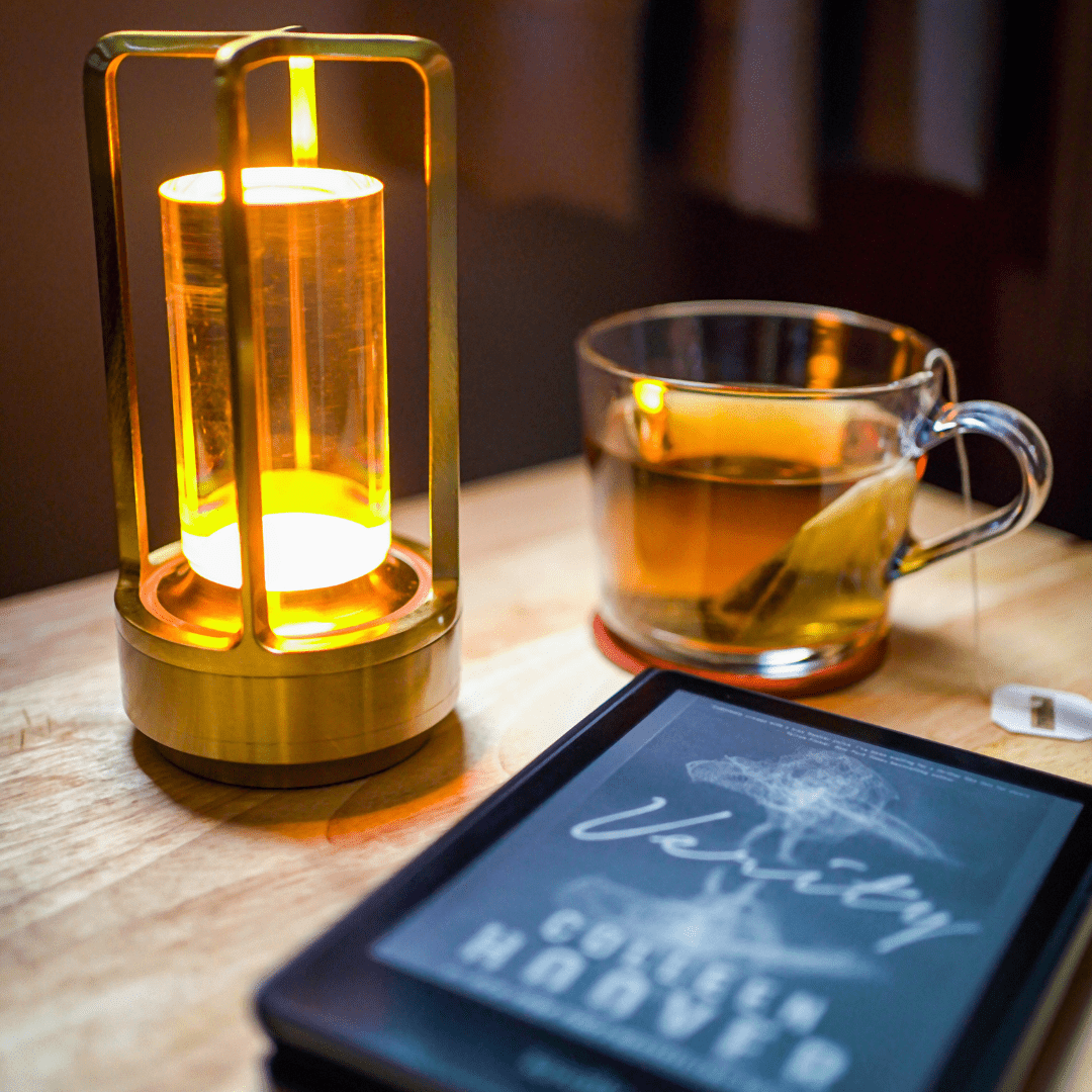 Kristallen Tuinlantaarn met Dimbare LED en USB Oplaadfunctie – Luxe Buitenlantaarn voor Sfeervolle Verlichting 4