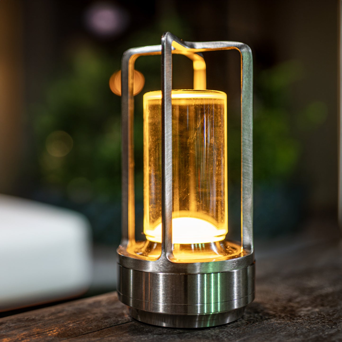 Kristallen Tuinlantaarn met Dimbare LED en USB Oplaadfunctie – Luxe Buitenlantaarn voor Sfeervolle Verlichting 7