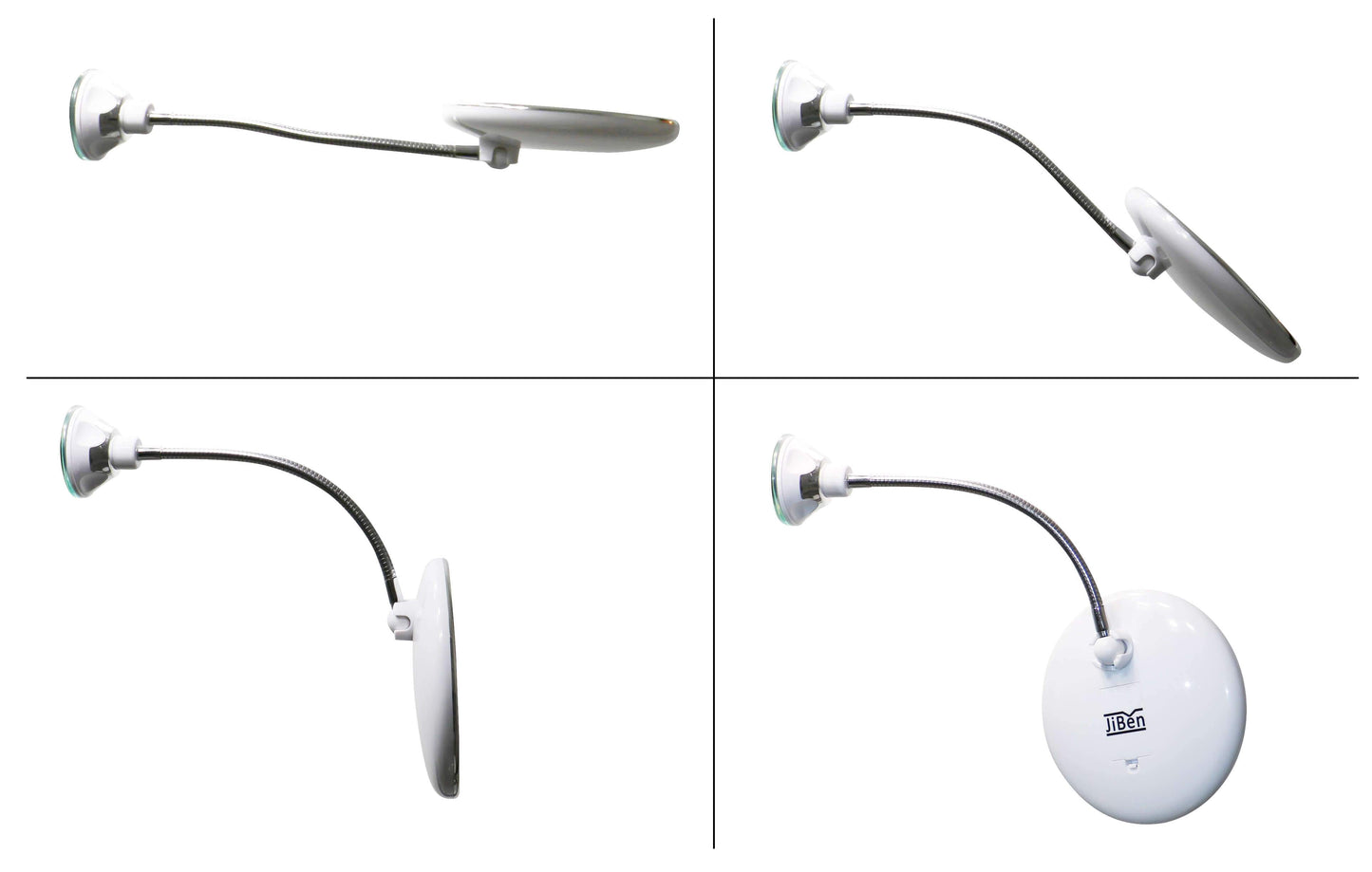 LED Vergrootspiegel met 10x Vergroting en Flexibele Zwanenhals - Draadloos en 360° Draaibaar met Heldere LED Verlichting 3