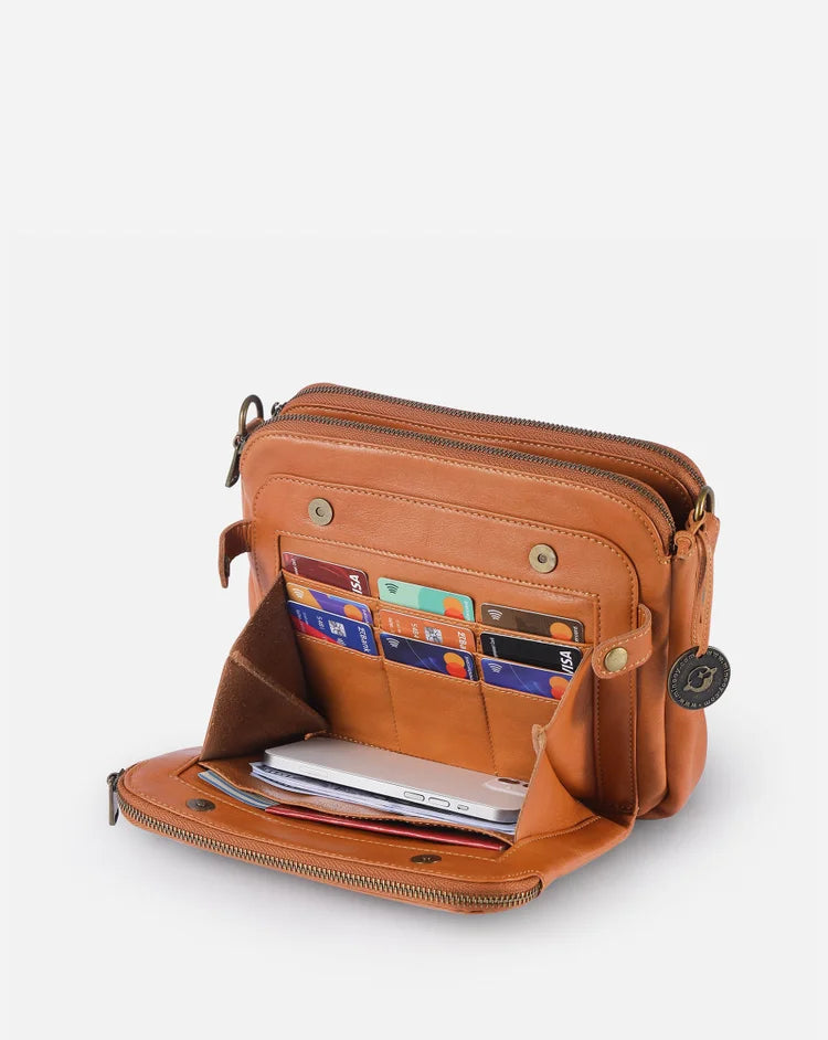 Leren Schoudertas Dames met Verstelbare Riem en Ruime Opslag - Zwarte Crossbody Tas voor Stijl en Functionaliteit 4
