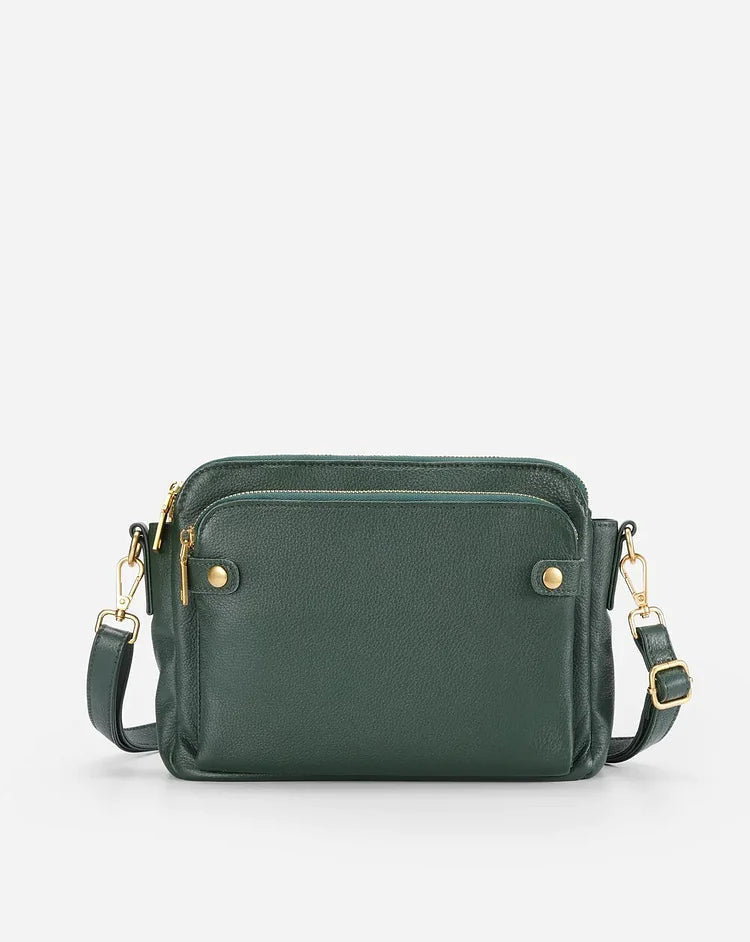 Leren Schoudertas Dames met Verstelbare Riem en Ruime Opslag - Zwarte Crossbody Tas voor Stijl en Functionaliteit 7