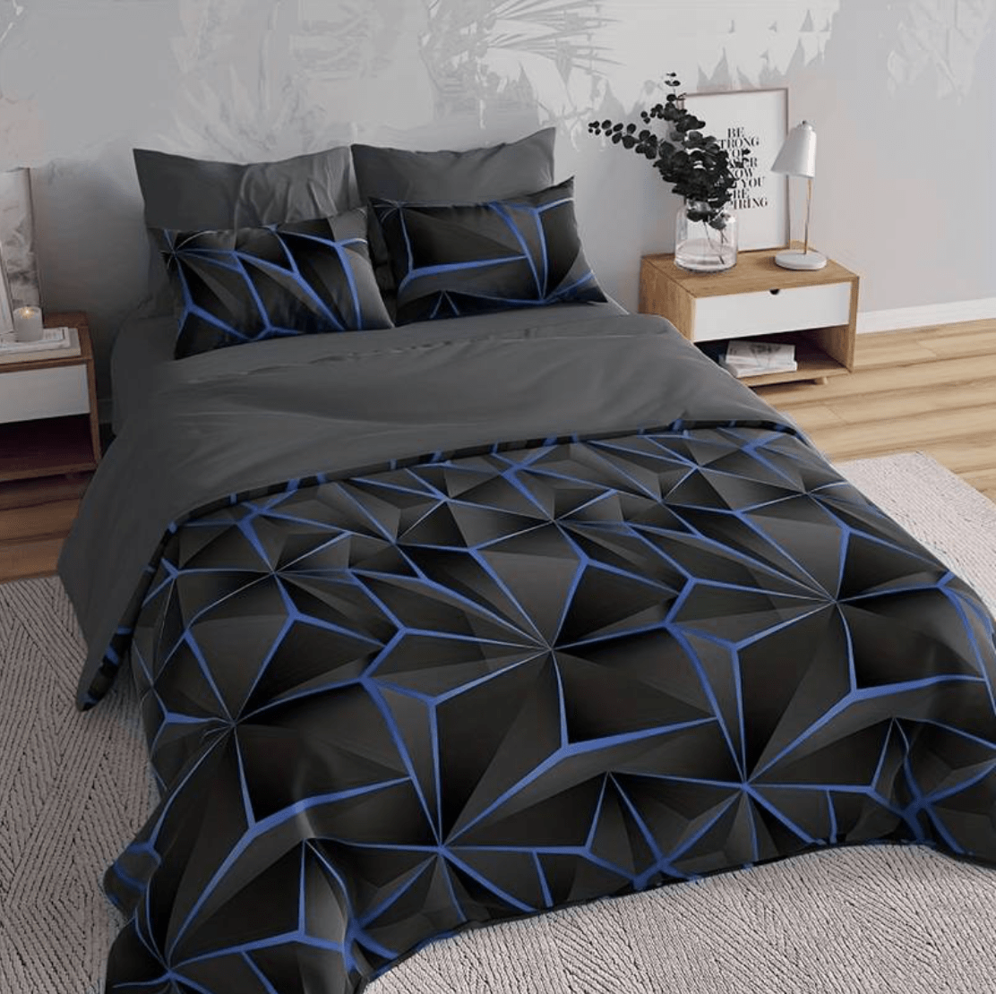 Luxe Dekbedset van Microfiber met Hotel-Design – Ademend, Kreukbestendig en Machinewasbaar, 1 Dekbedhoes en 2 Kussenslopen 6
