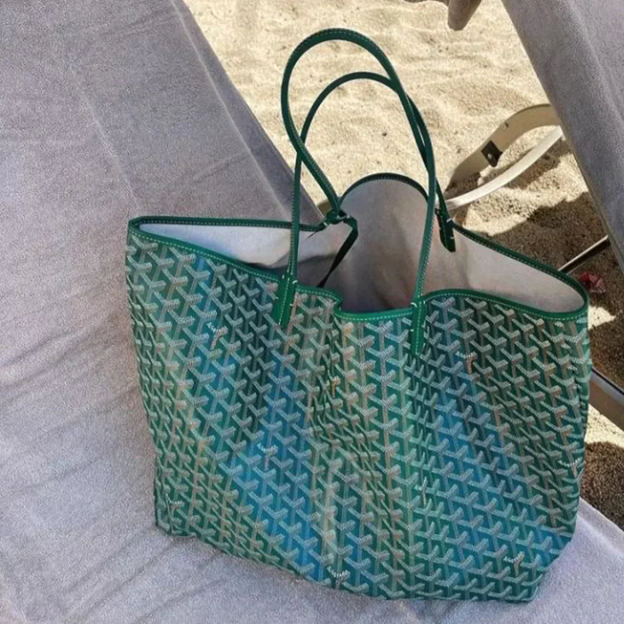 Luxe Monogram Schoudertas Dames - Verstelbare Schouderband, Hoogwaardige Kunstleer, Veelzijdig en Elegant 2