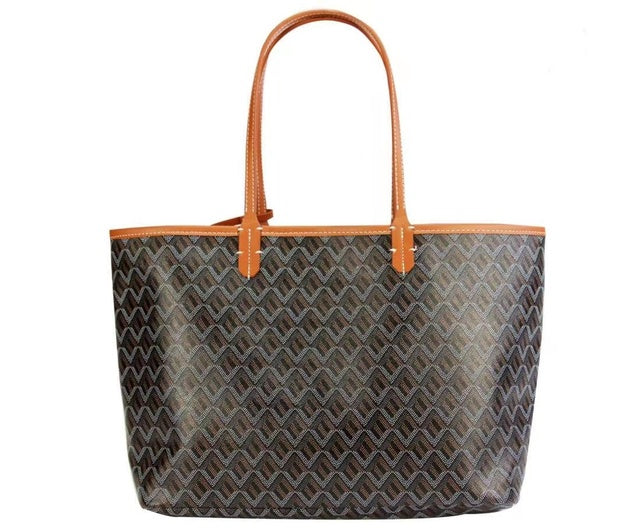 Luxe Monogram Schoudertas Dames - Verstelbare Schouderband, Hoogwaardige Kunstleer, Veelzijdig en Elegant 6