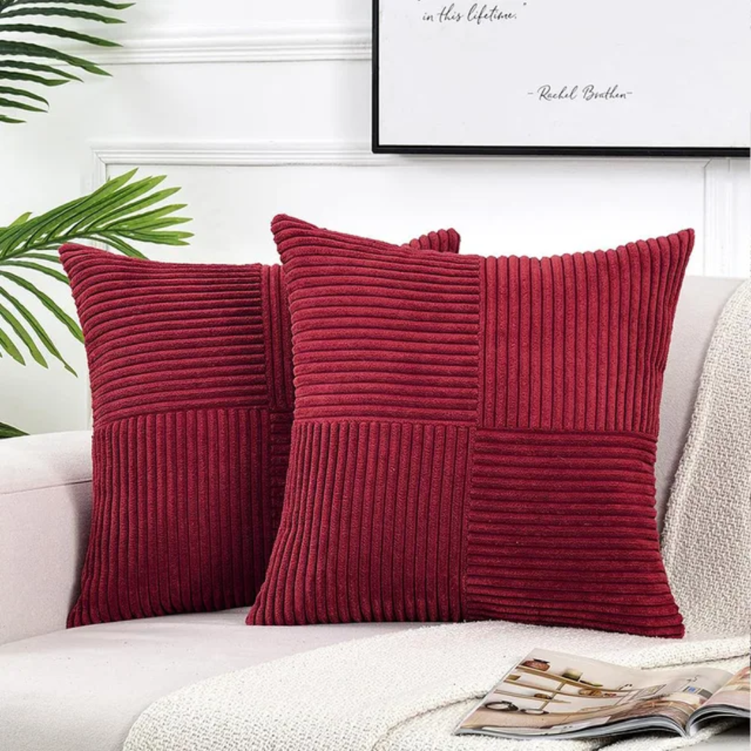 Luxe Sierkussen 45x45 cm van Pluche met Verborgen Ritssluiting voor Kussens Bank en Sierkussens Bank 2