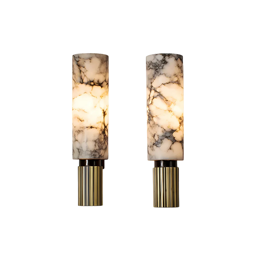 Marmeren Wandlamp met LED Verlichting – Luxe Wandverlichting voor Elegante Ruimtes 0