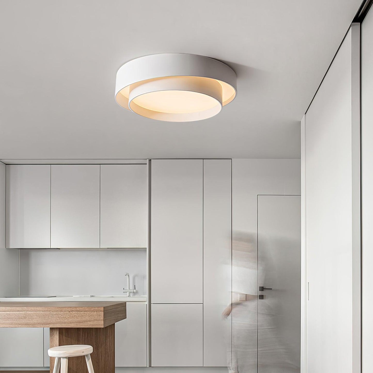 Moderne Plafondlamp met Geïntegreerde LED voor Slaapkamer – Verkrijgbaar in 40cm, 50cm en 60cm