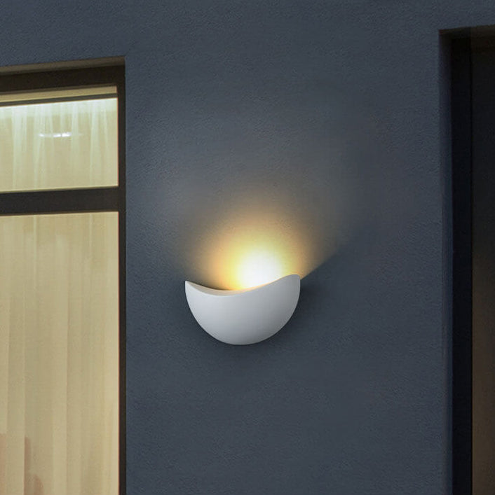 Minimalistische Halfronde LED-Wandlamp van Aluminium – Energiezuinig en Modern Ontwerp 0