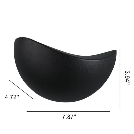 Minimalistische Halfronde LED-Wandlamp van Aluminium – Energiezuinig en Modern Ontwerp 1