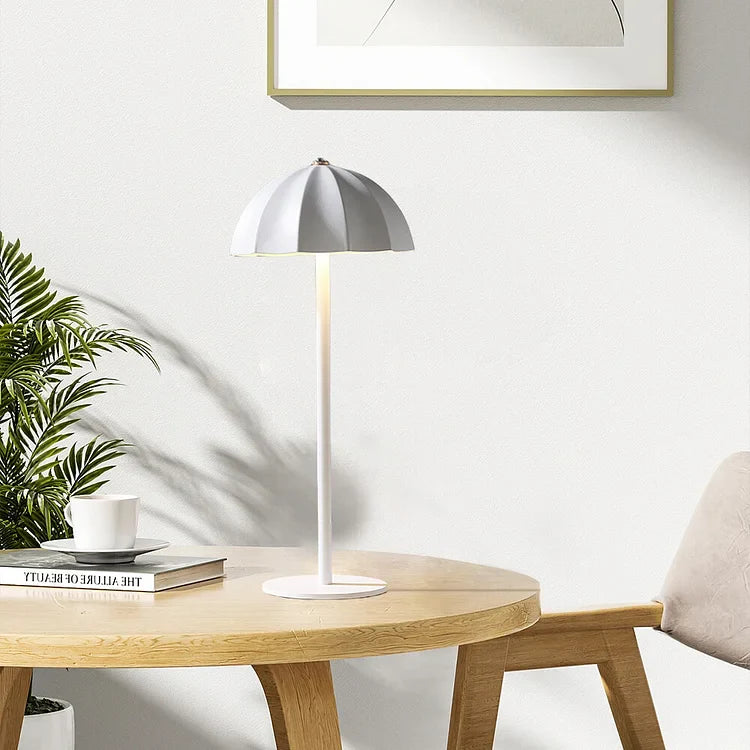Minimalistische Hanglamp met Dimbare LED Verlichting – Scandinavisch Design in Wit, 45 cm Hoog 0