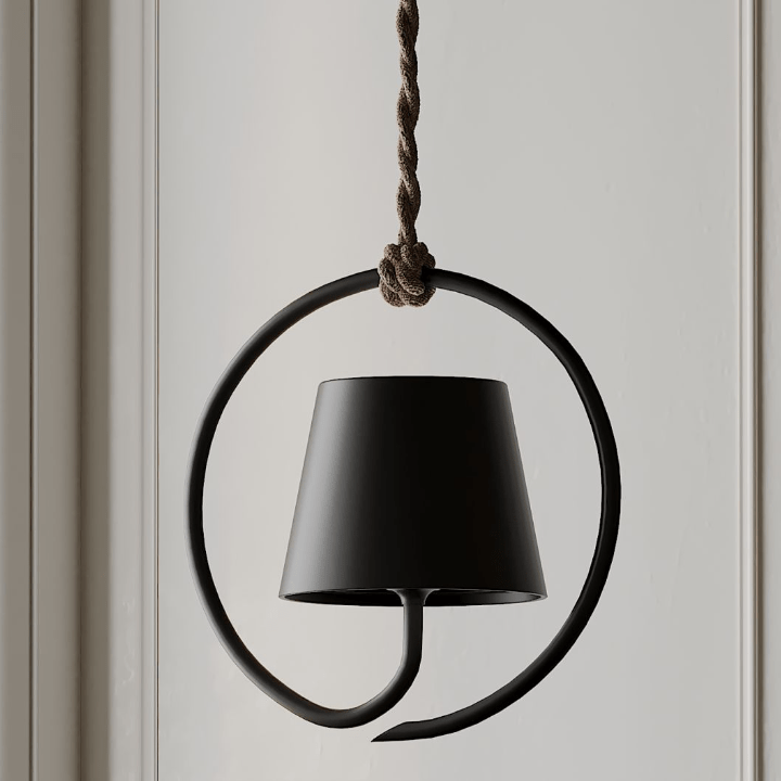 Minimalistische Hanglamp met Geometrisch Draadframe en Dimbare LED – Zwart voor Eettafel en Woonkamer 1