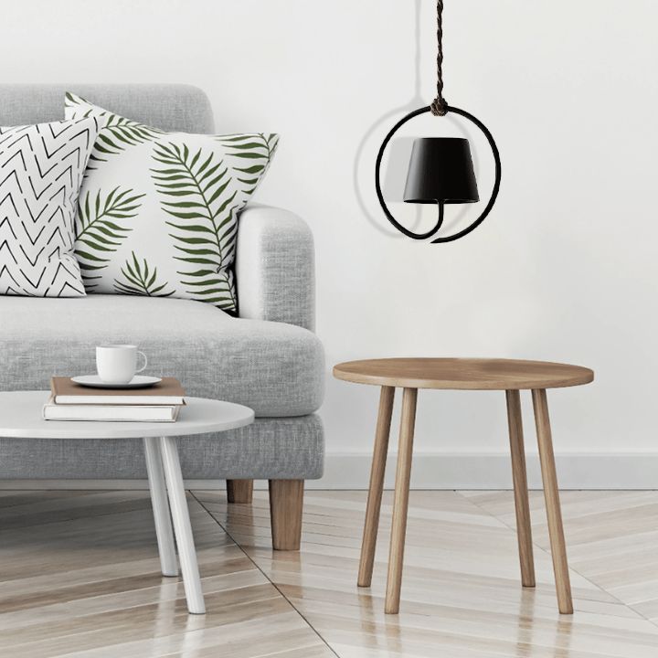 Minimalistische Hanglamp met Geometrisch Draadframe en Dimbare LED – Zwart voor Eettafel en Woonkamer 5