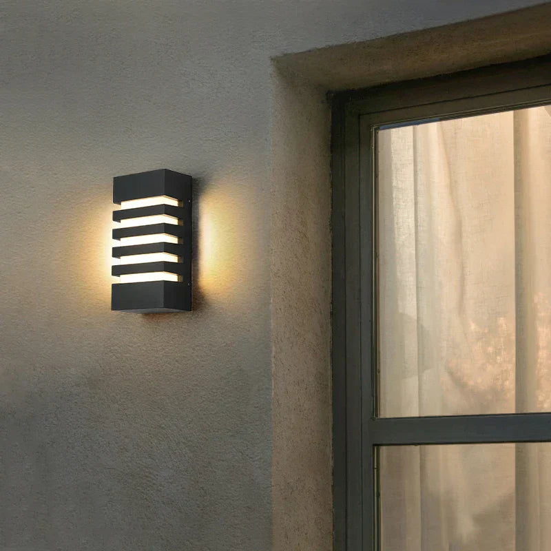 Minimalistische LED-Wandlamp Buiten IP65 Waterdicht 12W Warmwit Licht Aluminium 12x6,5 cm 4