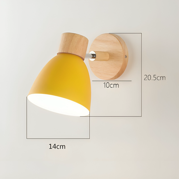 Minimalistische Wandlamp met Warm LED Licht – Scandinavisch Design voor Binnengebruik 2