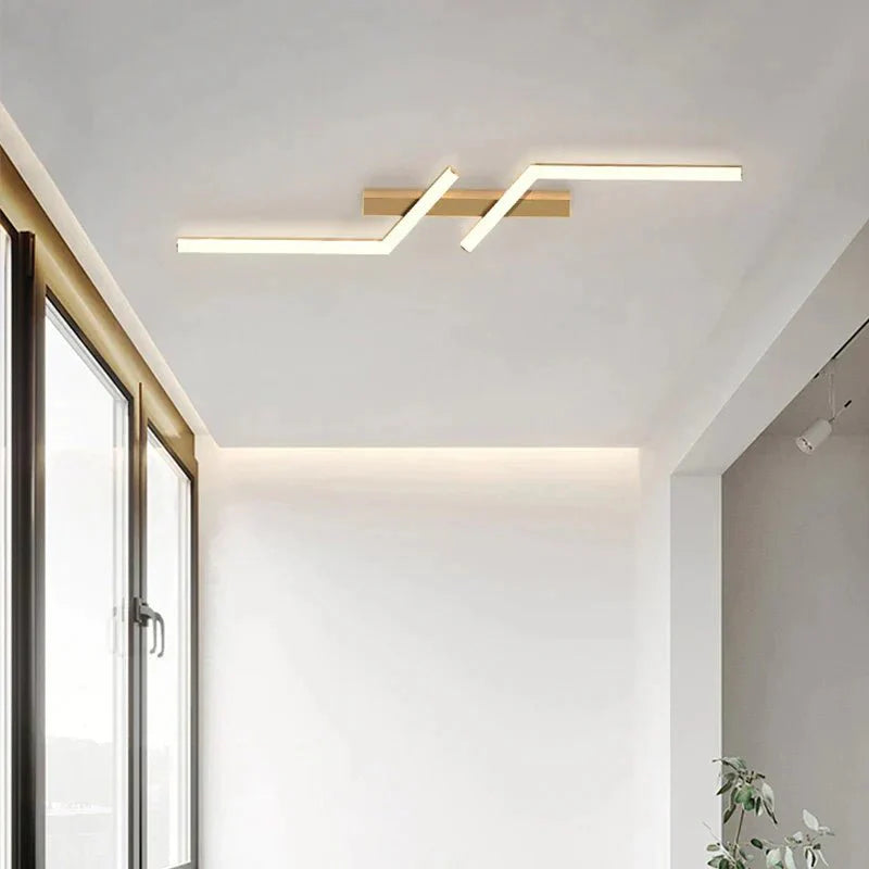 Moderne LED Plafondlamp Zwart - Energiezuinige Plafonniere voor Slaapkamer en Interieur