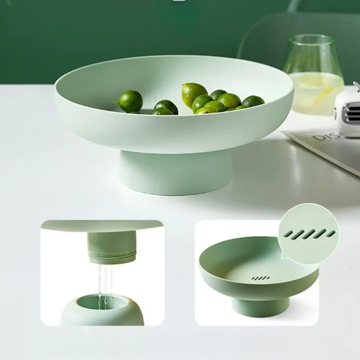 Moderne Fruitschaal van Hoogwaardig Kunststof – Stijlvol en Functioneel Keuken Accessoire, 26 cm 3